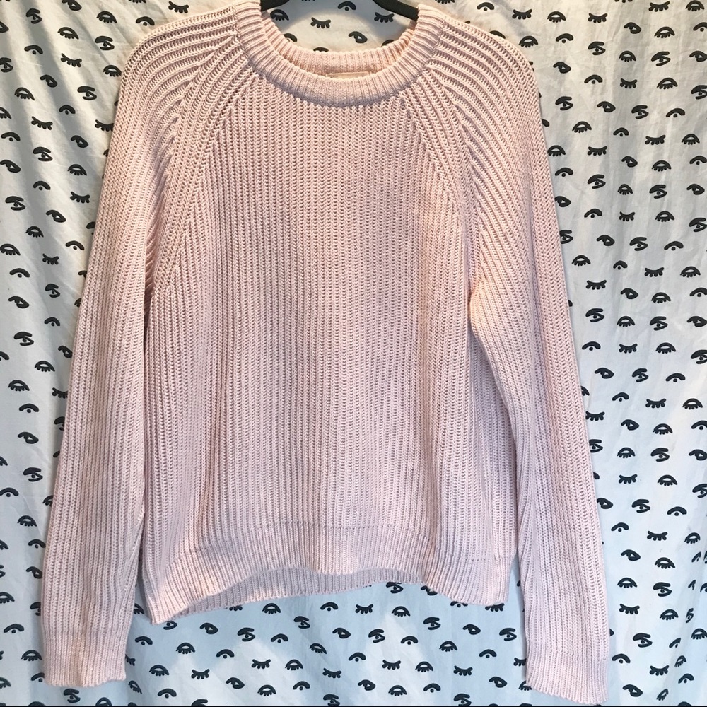 H&M Rib Knit Long Sleeve Sweater